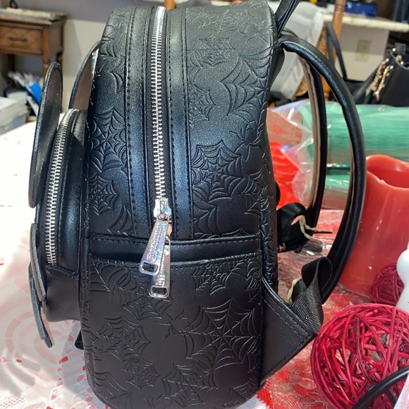 Loungefly Disney Mickey Mouse Spider Glow-in-Dark Backpack - Picture 7 of 13